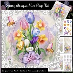 Spring Bouquet Mini Page Kit