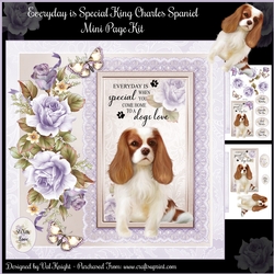 Everyday is Special King Charles Spaniel Mini Page Kit