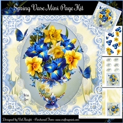Spring Vase Mini Page Kit