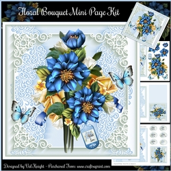 Floral Bouquet Mini Page Kit