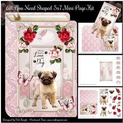 All You Need 5x7 Shaped Book Mini Page Kit