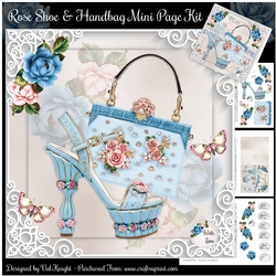 Rose Shoe & Handbag Mini Page Kit
