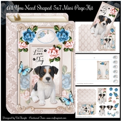 All You Need 4 - 5x7 Shaped Book Mini Page Kit