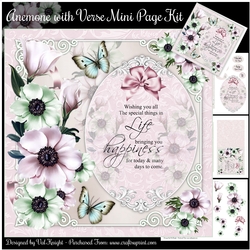 Anemone with Verse Mini Page Kit