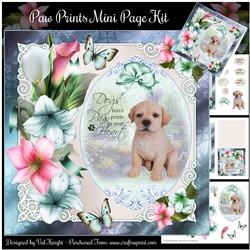 Paw Prints Mini Page Kit