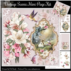 Vintage Scenic Mini Page Kit