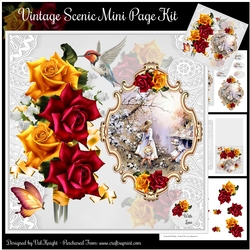 Vintage Scenic 3 Mini Page Kit