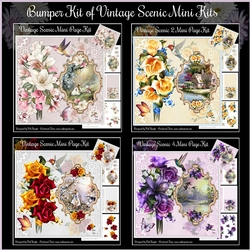 Bumper Kit of Vintage Scenic Mini Kits