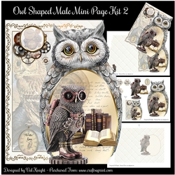 Owl Shaped Male Mini Page Kit 2