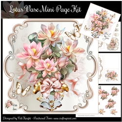 Lotus Vase Mini Page Kit 