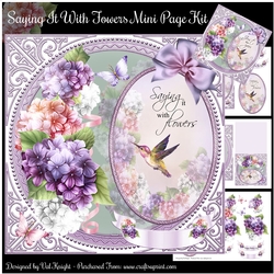Saying It With Flowers Mini Page Kit
