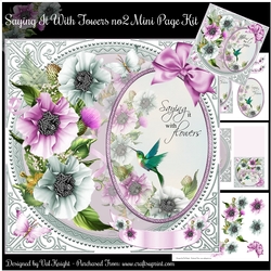 Saying It With Flowers no2 Mini Page Kit
