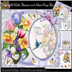 Saying It With Flowers no4 Mini Page Kit