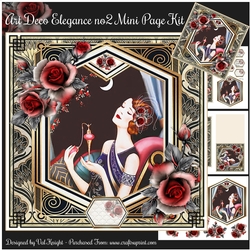 Art Deco Elegance no2 Mini Page Kit