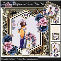 Art Deco Elegance no4 Mini Page Kit