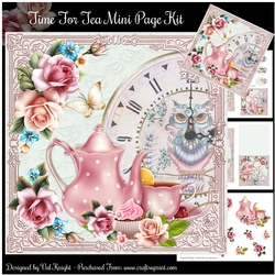 Time For Tea Mini Page Kit