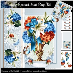 Vintage Bouquet Mini Page Kit