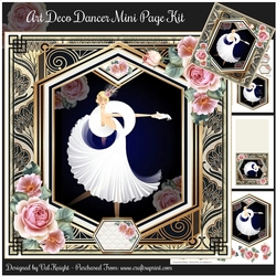 Art Deco Dancer Mini Page Kit 