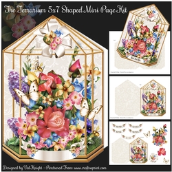 The Terrarium no2 5x7 Shaped Mini Page Kit