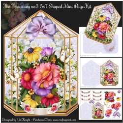 The Terrarium no3 5x7 Shaped Mini Page Kit