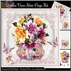 Dahlia Vase Mini Page Kit