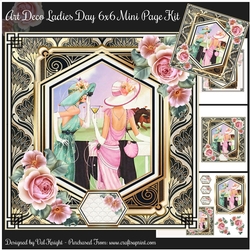 Art Deco Ladies Day 6x6 Mini Page Kit