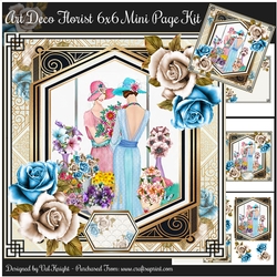 Art Deco Florist 6x6 Mini Page Kit