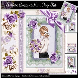 A Rose Bouquet Mini Page Kit