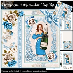 Champagne & Roses Mini Page Kit