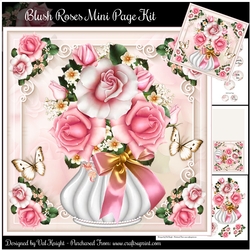 Blush Roses Mini Page Kit