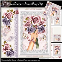 A Rose Bouquet Mini Page Kit