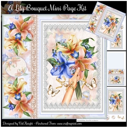 A Lily Bouquet Mini Page Kit