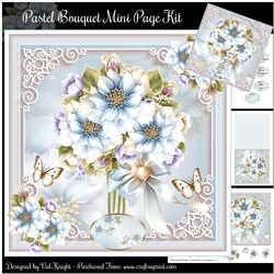 Pastel Bouquet Mini Page Kit
