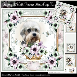 Saying It With Flowers Mini Page Kit
