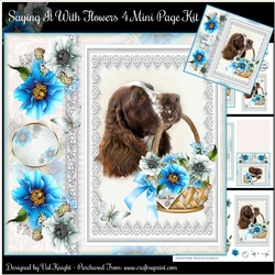 Saying It With Flowers no4 Mini Page Kit