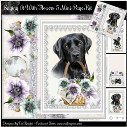 Saying It With Flowers no5 Mini Page Kit