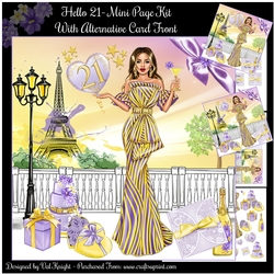 Hello 21 Mini Page Kit with Alternative Card Front