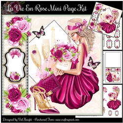 La Vie En Rose Mini Page Kit