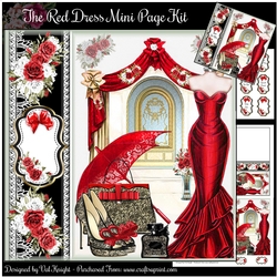 The Red Dress Mini Page Kit