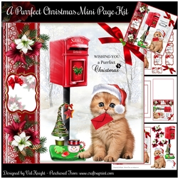 A Purrfect Christmas Mini Page Kit