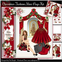 Christmas Fashion Mini Page Kit