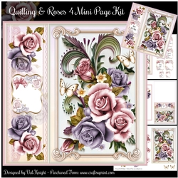 Quilling & Roses 4 Mini Page Kit