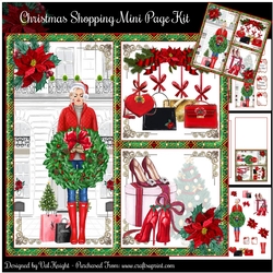 Christmas Shopping Mini Page Kit