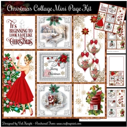 Christmas Collage Mini Page Kit  