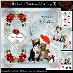 A Purrfect Christmas Mini Page Kit