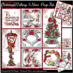 Christmas Collage 3 Mini Page Kit