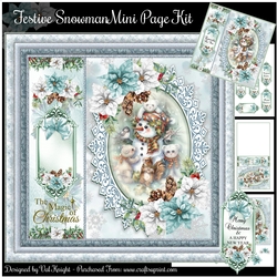 Festive Snowman Mini Page Kit
