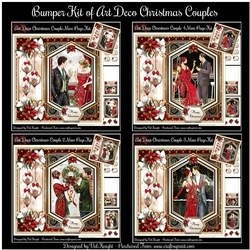 Bumper Kit of Art Deco Couples Mini Page Kits