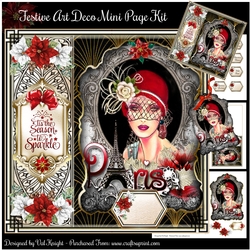 Festive Art Deco Mini Page Kit