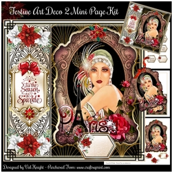 Festive Art Deco 2 Mini Page Kit